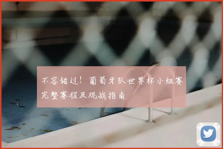 不容错过!葡萄牙队世界杯小组赛完整赛程及观战指南